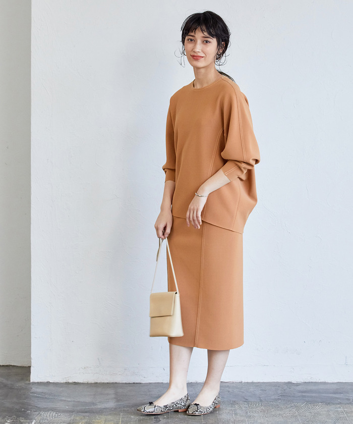 セール 70%OFF】ニットジョーゼットボンディングプルオーバー