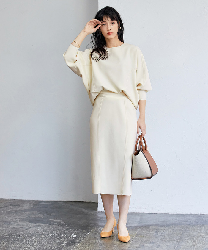 セール 70%OFF】ニットジョーゼットボンディングプルオーバー セール 70%OFF】ニットジョーゼットボンディングプルオーバー
