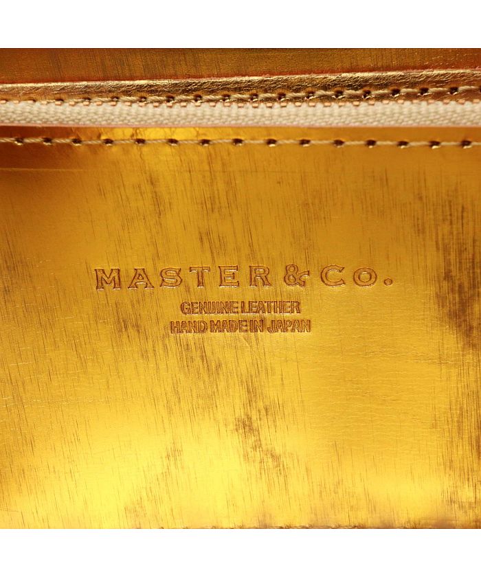 新品未使用　MASTER & CO BUTTERO ゴールド　ロングウォレット 新品未使用 MASTER & CO BUTTERO ゴールド ロングウォレット