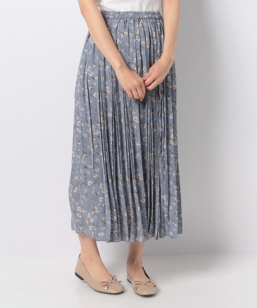セール 1 21 ヒルナンデス紹介 花柄プリーツ スカート イング Ingni D Fashion