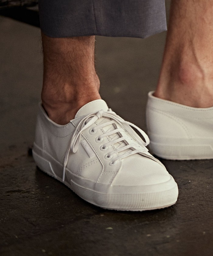 セール】【別注】SUPERGA×TOMORROWLAND 2750 レザースニーカー セール】【別注】SUPERGA×TOMORROWLAND 2750 レザースニーカー