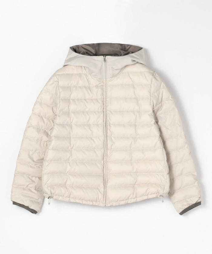 セール 50%OFF】グログラン ダウンライナー付きフーデッドコート