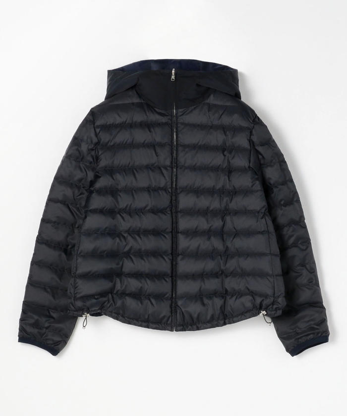 セール 50%OFF】グログラン ダウンライナー付きフーデッドコート
