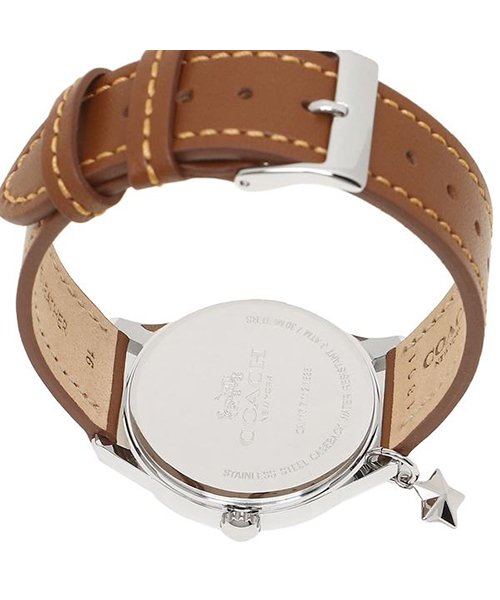 コーチ 時計 アウトレット Coach W1549 Sad レディース腕時計ウォッチ ブラウン ホワイト シルバー コーチ Coach D Fashion