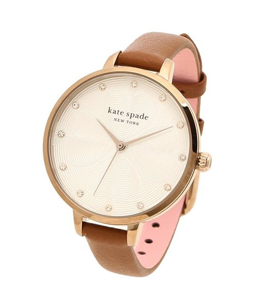 ケイトスペード 時計 Kate Spade Ksw1534 Metro メトロ 34mm クオーツ レディース腕時計ウォッチ ブラウン ピンクゴールド ケイトスペードニューヨーク Kate Spade New York D Fashion