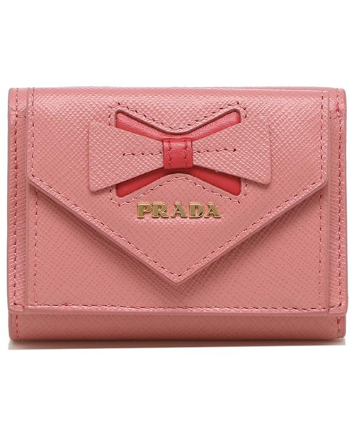 セール】プラダ 財布 PRADA 1MH021 2B7S F0BTZ SAFFIANO FIOCCO DOUBLE ...