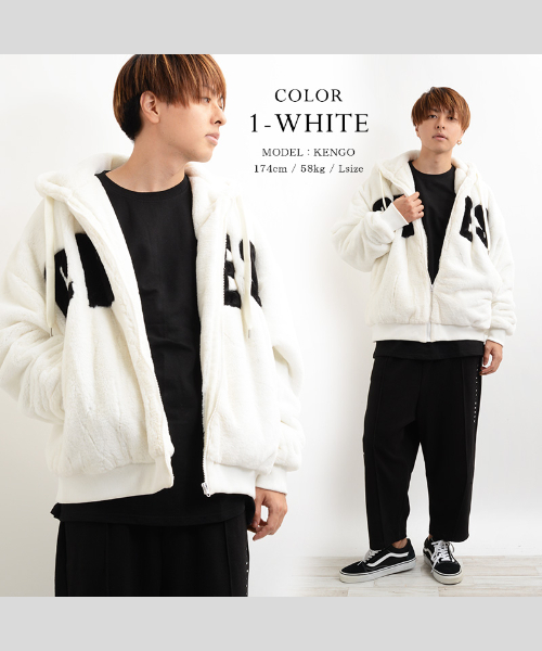 ワンフォークロージング 1111clothing ファー ジャケット メンズ ワンフォークロージング 1111clothing ファー ジャケット メンズ