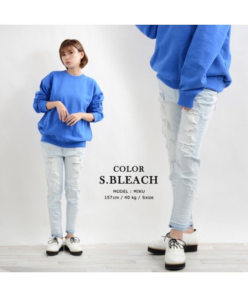 セール10 Off ダメージデニム デニムパンツ メンズ レディース 韓国 ファッション 秋 冬 ペアルック カップル お揃い スキニーパンツ ボトムス 服 ジーパン ジーンズ 2 ワンフォークロージング 1111clothing D Fashion セール10 Off ダメージデニム デニムパンツ メンズ レディース 韓国 ファッション 秋 冬 ペアルック カップル お揃い スキニーパンツ ボトムス 服 ジーパン ジーンズ 2 ワンフォークロージング 1111clothing D Fashion
