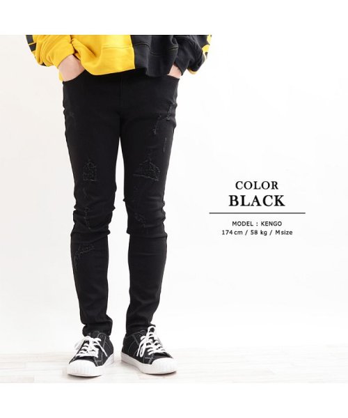 セール10 Off ダメージ デニム ブラック 黒 スキニー パンツ メンズ レディース 韓国 ファッション 秋冬 秋 冬 スキニーデニム スキニージーンズ ジーンズ モード スト ワンフォークロージング 1111clothing D Fashion セール10 Off ダメージ デニム ブラック 黒 スキニー パンツ メンズ レディース 韓国 ファッション 秋冬 秋 冬 スキニーデニム スキニージーンズ ジーンズ モード スト ワンフォークロージング 1111clothing D Fashion
