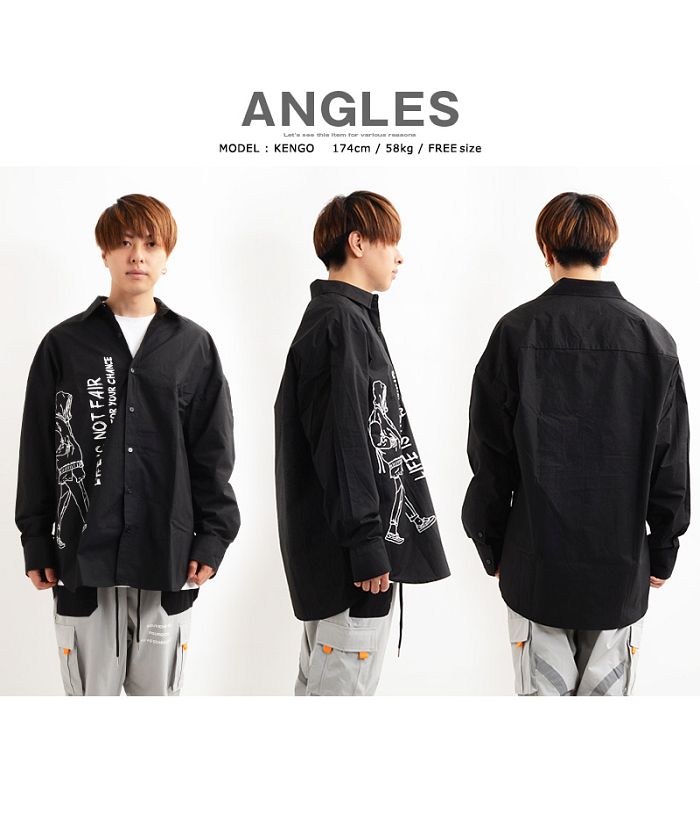 ワンフォークロージング 1111clothing シャツ 長袖 長袖シャツ