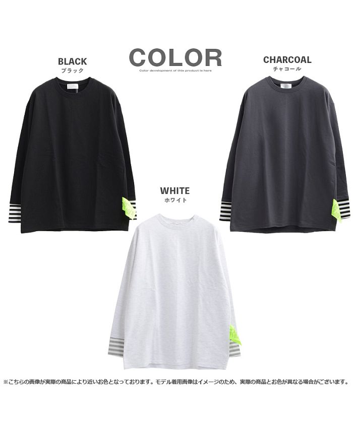 長袖トップスTシャツ韓国ファッ ワンフォークロージング 1111clothing トップス ロンt