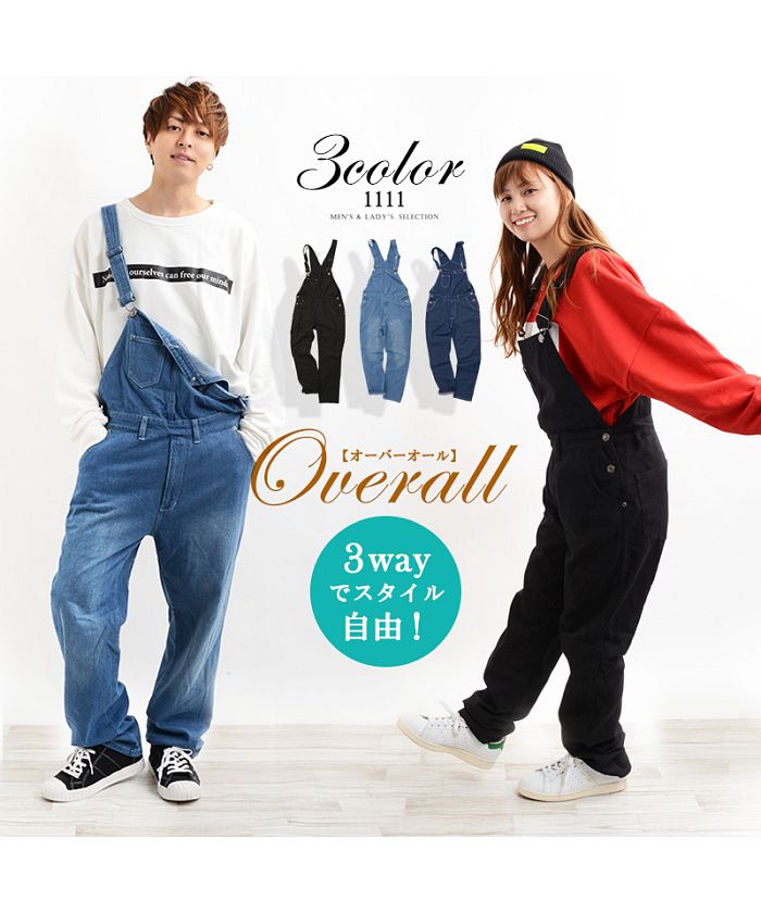 ワンフォークロージング 1111clothing デニム オーバーオール ワンフォークロージング 1111clothing デニム オーバーオール