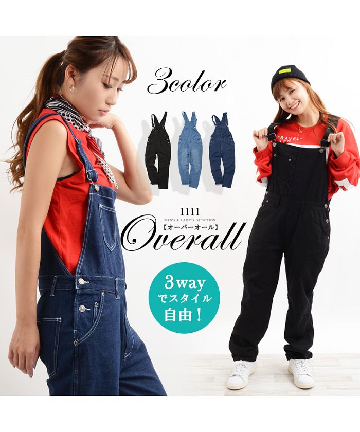 ワンフォークロージング 1111clothing デニム オーバーオール ワンフォークロージング 1111clothing デニム オーバーオール