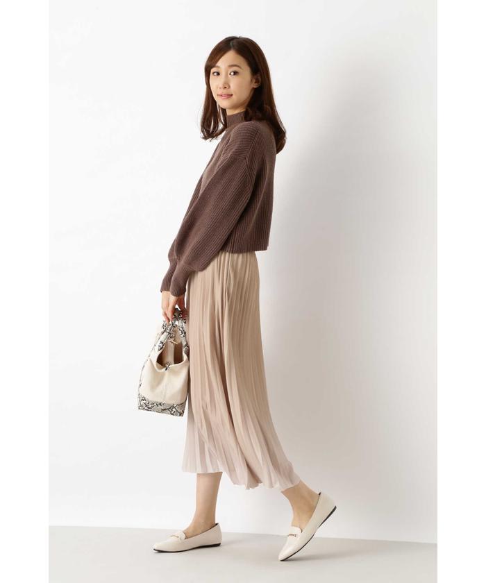 美人百花 steady. 3月号掲載｜グラデーションプリーツスカート