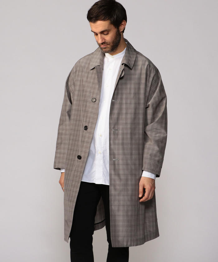 セール 30%OFF】シルクコットンタフタ ステンカラーコート