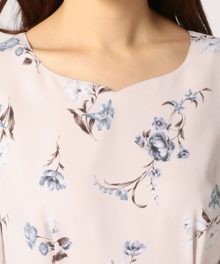 セール】ミッシュマッシュ MISCH MASCH 花柄フレアーワンピース