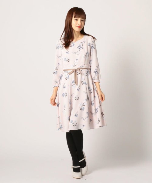 セール 花柄フレアーワンピース ミッシュマッシュ Misch Masch D Fashion