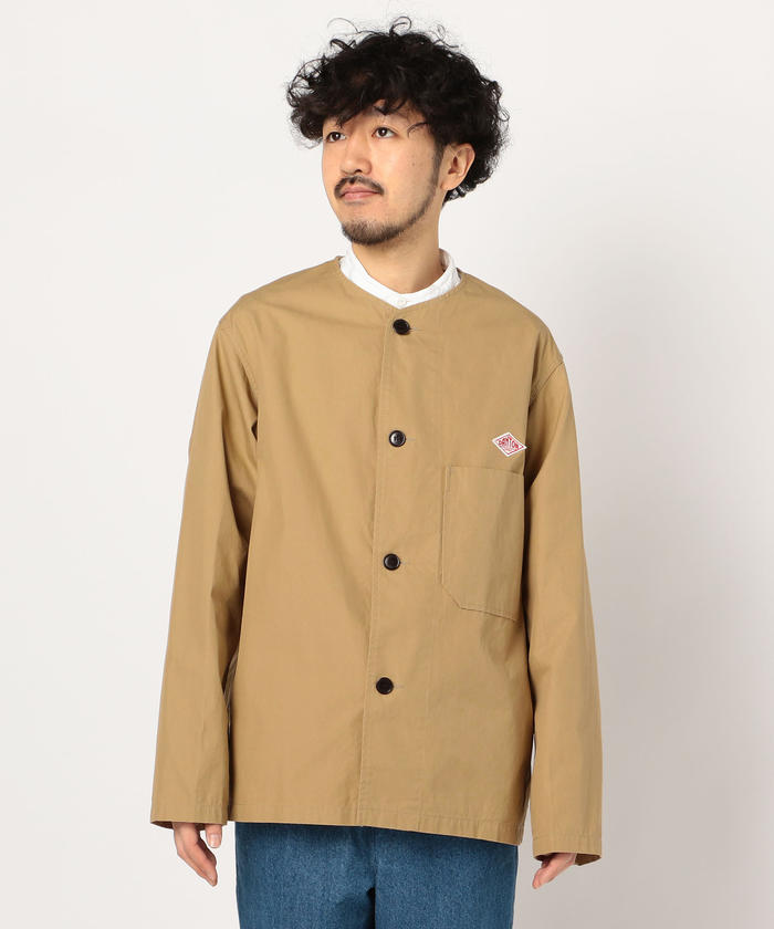 Danton ジャケット ノーカラージャケット DANTON（ダントン