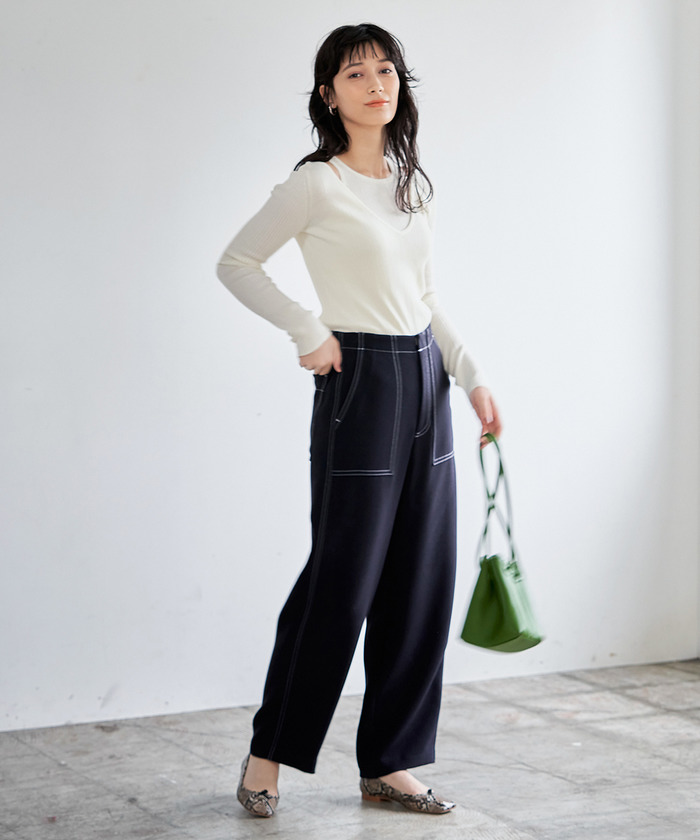 セール 30%OFF】バレルシルエットミリタリーパンツ(502882028