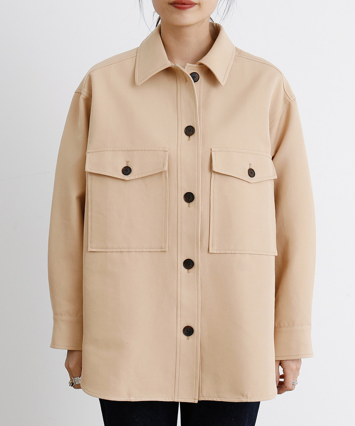 セール 75%OFF】コットンダブルクロスCPOジャケット(502889276