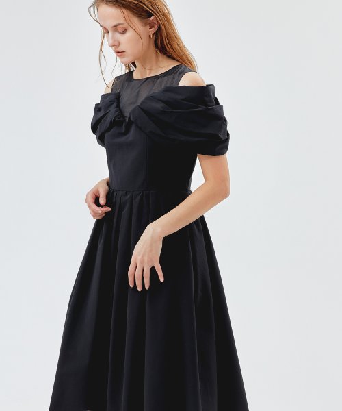 セール 60 Off ボリュームスリーブワンピース ランバンオンブルー Lanvin En Bleu D Fashion