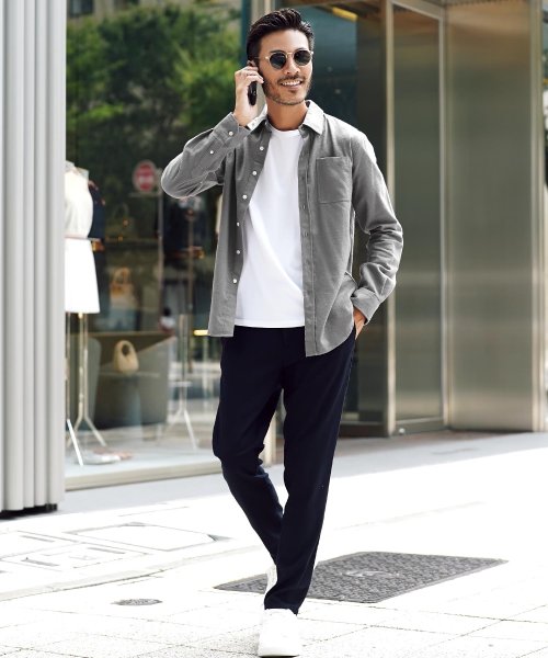 セール18 Off 長袖無地レギュラーカラーネルシャツ 長袖シャツ メンズ カジュアルシャツ ネルシャツ 長袖 シャツ レギュラーカラー ジギーズショップ Jiggys Shop D Fashion セール18 Off 長袖無地レギュラーカラーネルシャツ 長袖シャツ メンズ カジュアルシャツ ネルシャツ 長袖 シャツ レギュラーカラー ジギーズショップ Jiggys Shop D Fashion