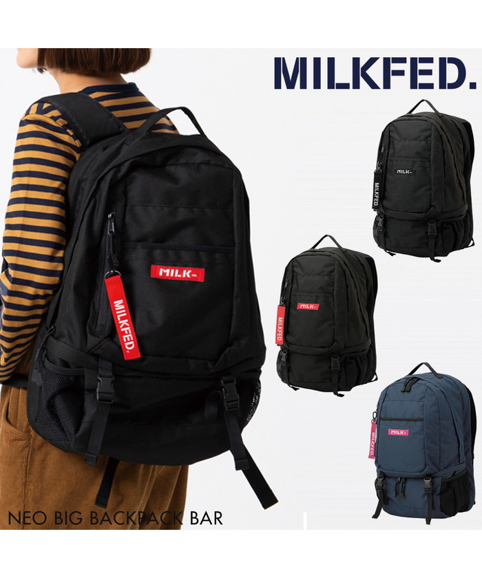 MILKFED ミルクフェド NEO BIG BACKPACK BAR リュック バックパック