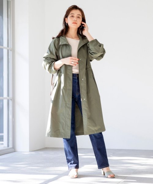 セール 撥水ロングモッズコート スプリングコート 春アウター フーデットコート フーディコート コーエン Coen D Fashion