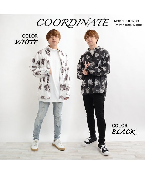 セール15 Off トップス シャツ 柄シャツ ビッグシャツ 韓国 ファッション 春 春服 春物 薔薇 バラ プリント ビッグシルエット ビッグサイズ オーバーサイズ メンズ レデ ワンフォークロージング 1111clothing D Fashion セール15 Off トップス シャツ 柄シャツ ビッグシャツ 韓国 ファッション 春 春服 春物 薔薇 バラ プリント ビッグシルエット ビッグサイズ オーバーサイズ メンズ レデ ワンフォークロージング 1111clothing D Fashion