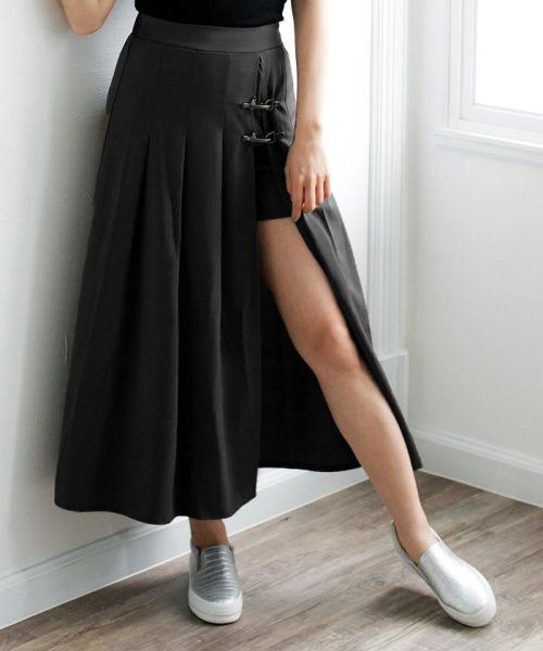 セール15 Off ベルト付きサイドスリットロングスカート キュロット ジュリアブティック Julia Boutique D Fashion セール15 Off ベルト付きサイドスリットロングスカート キュロット ジュリアブティック Julia Boutique D Fashion