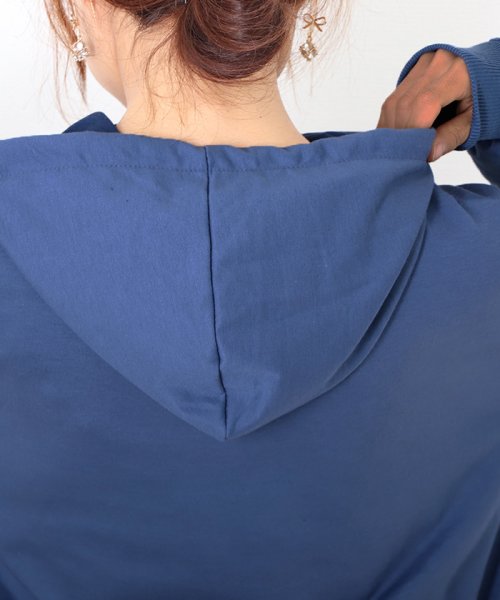 セール 薄手 パーカー Tシャツ レディース トップス 長袖 プルオーバー フード付き おしゃれ パーカー プリント ミニミニストア Miniministore D Fashion セール 薄手 パーカー Tシャツ レディース トップス 長袖 プルオーバー フード付き おしゃれ パーカー プリント ミニミニストア Miniministore D Fashion
