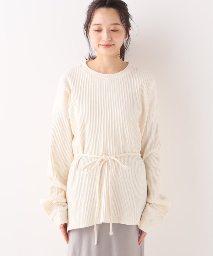 BASERANGE/ベースレンジ】SHAW LONG SLEEVE-RIB FLEECE(502923250