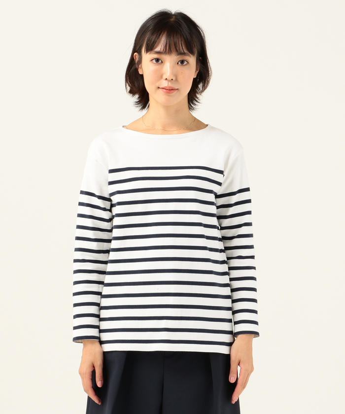 SHIPS any: STANDARD ボートネック ボーダー カットソー＜WOMEN 