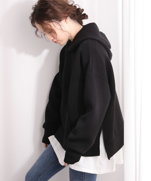 Web限定 ビックシルエットダンボールパーカー ビス Vis D Fashion