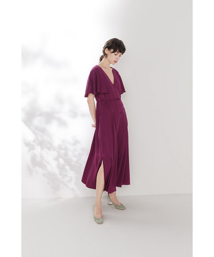 セール 30%OFF】COEL×NIMU フリルギャザーワンピース(502934345