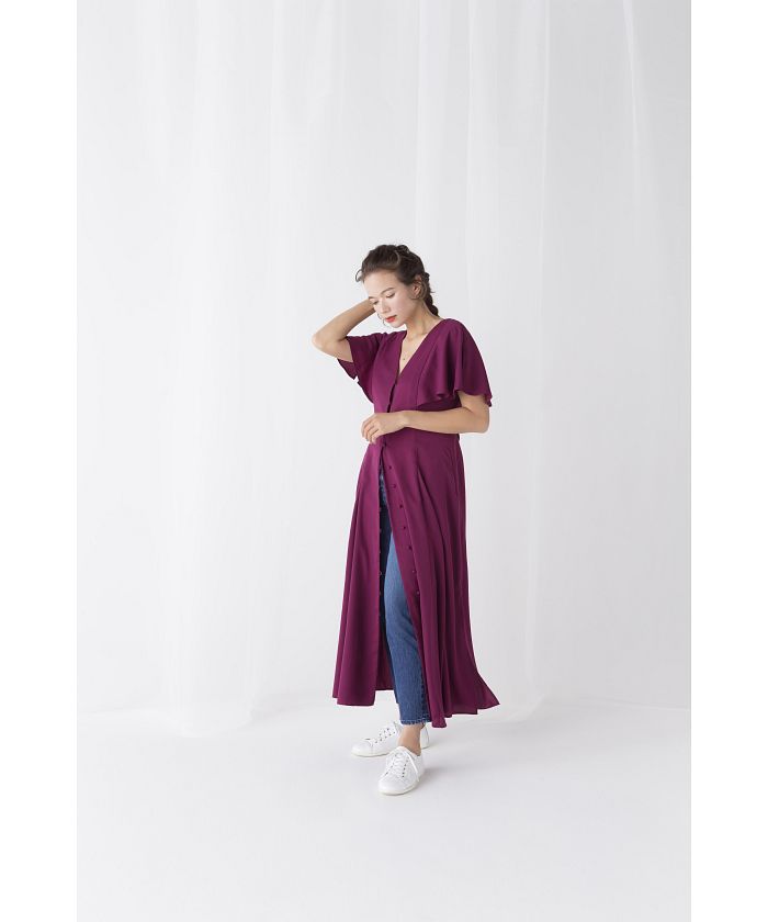 新品未使用　COEL ワンピース セール 30%OFF】COEL×NIMU フリルギャザーワンピース(502934345