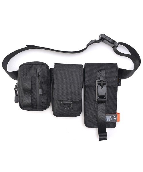 クーポン開催中 Device Cordura マグネットロック ベルトポーチ ボディバッグ ウエストバッグ デバイス メンズ Device D Fashion