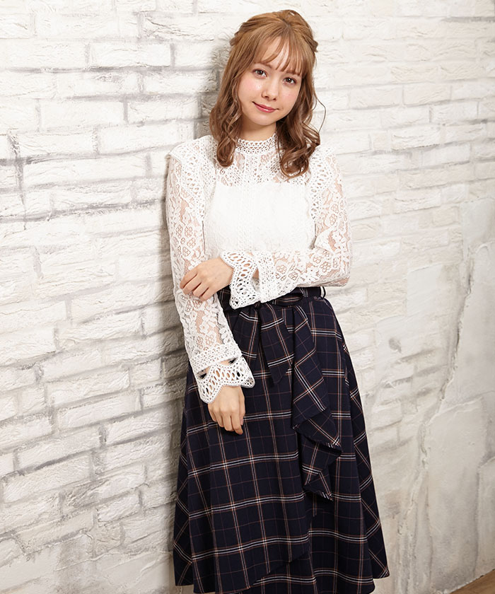 セール 50%OFF】イング INGNI NEWレーストップス長袖(502649236 セール 50%OFF】イング INGNI NEWレーストップス長袖(502649236