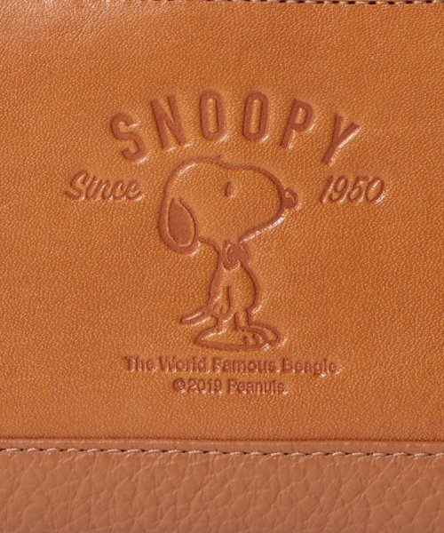 Snoopy スヌーピー 蝶ネクタイ柄二つ折り財布 本革 スヌーピー Snoopy Leather Collection D Fashion