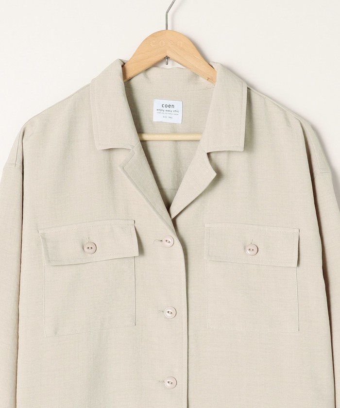 【関税込み】Conner Ives ジャンプスーツ open collar belted assort l/s jump suit / 開襟ベルト付き