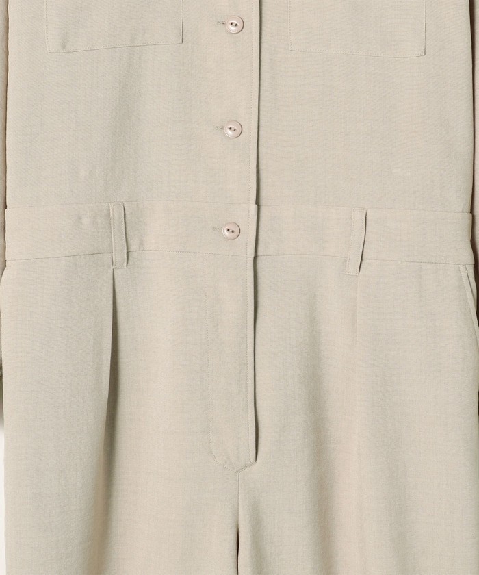 【関税込み】Conner Ives ジャンプスーツ open collar belted assort l/s jump suit / 開襟ベルト付き