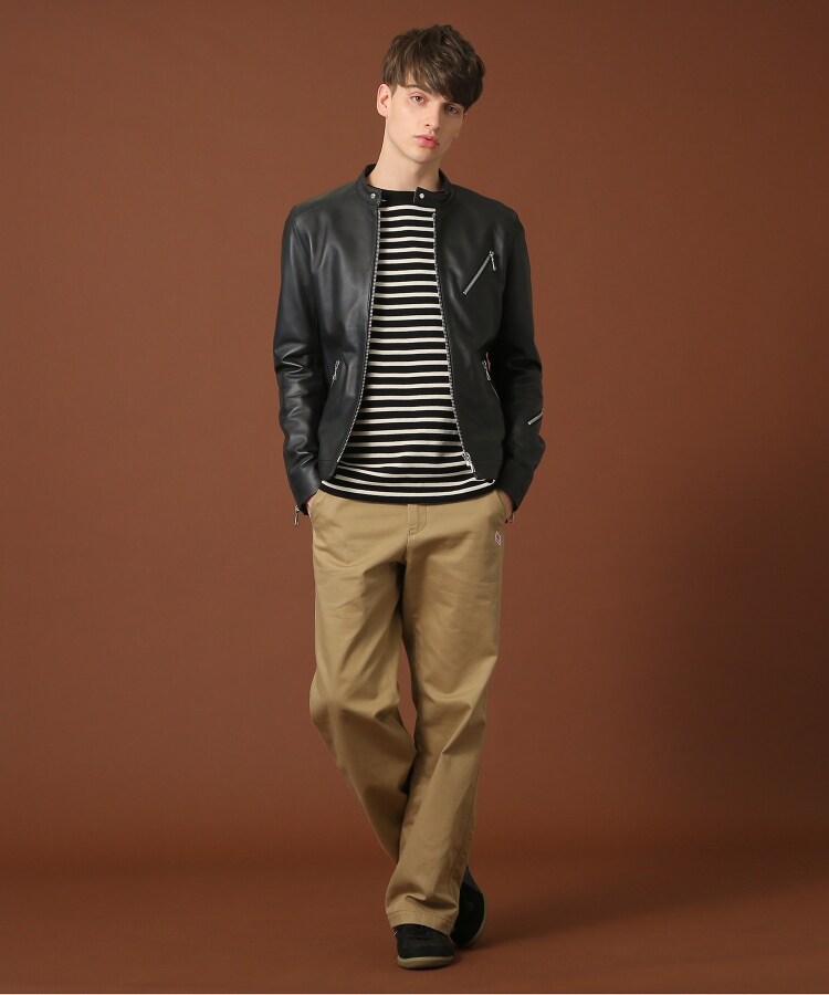 Safari12月号掲載】レザーシングルライダースジャケット