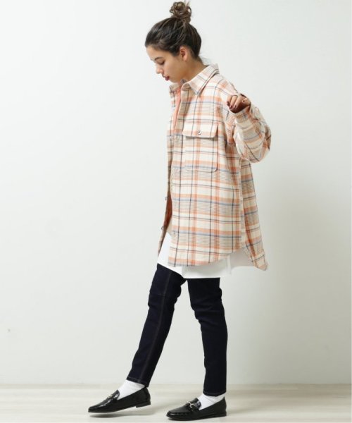 オリジナルチェックシャツコート ダブルネーム Double Name D Fashion オリジナルチェックシャツコート ダブルネーム Double Name D Fashion