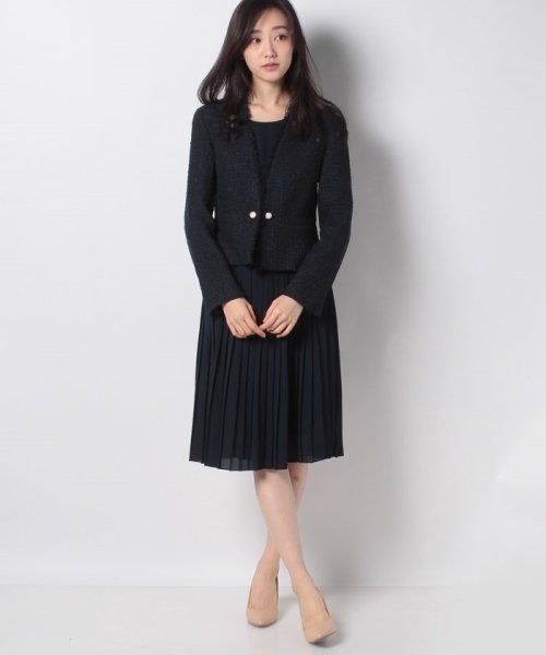 セール vネックミックスツイードジャケット フレアワンピース セレモニースーツ フォルムフォルマ Form Forma D Fashion セール vネックミックスツイードジャケット フレアワンピース セレモニースーツ フォルムフォルマ Form Forma D Fashion