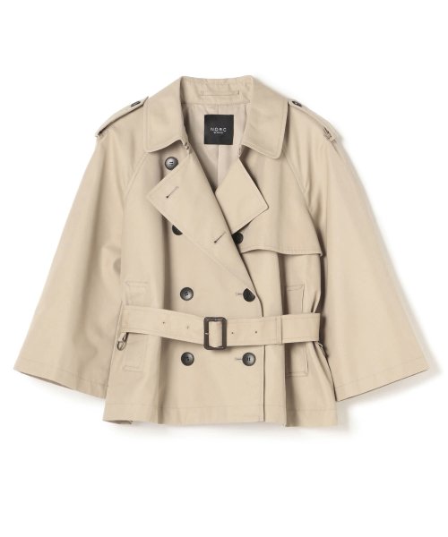 セール ショートトレンチコート ノーク バイ ザ ライン Norc By The Line D Fashion