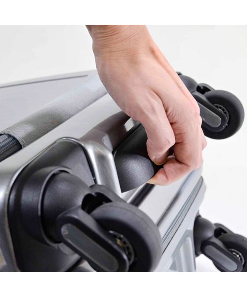 フリクエンター グランド スーツケース 機内持ち込み Sサイズ SS 34L フロントオープン ストッパー付き 軽量 静音 USBポート 1-360(502972618) フリクエンター(FREQUENTER) d fashion FREQUENTER フリクエンター 超静音 スーツケース 34L ブラック