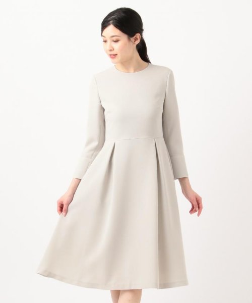 セール Very3月号掲載 Veryコラボ クラッシー タック ワンピース ２３区 大きいサイズ Nijyusanku Large Size D Fashion