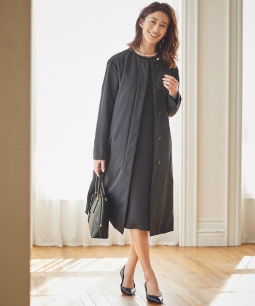 セール Very3月号掲載 Veryコラボ クラッシー タック ワンピース ２３区 大きいサイズ Nijyusanku Large Size D Fashion