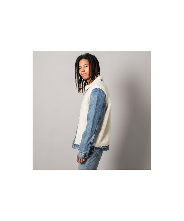 楽天市場】LEVIS SILVERTAB SHERPA TRUCKER JACKET BLACK
