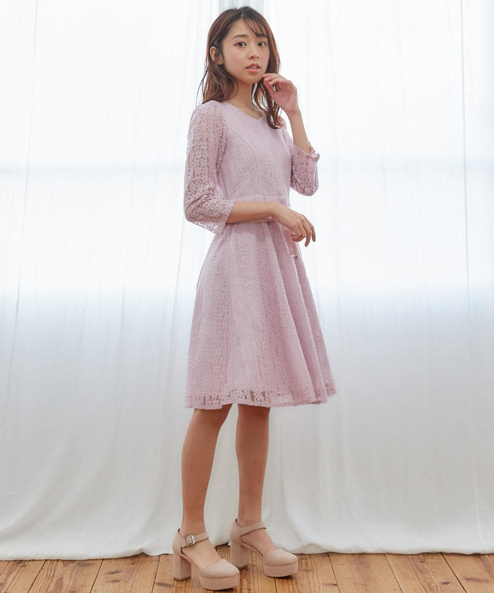 【未使用品】ミッシュマッシュ/リボン付きパール装飾ピンクパンプスLサイズ♡ 未使用品】ミッシュマッシュ/リボン付きパール装飾ピンク
